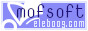 A button for eleboog dot com in a blue color pallete.